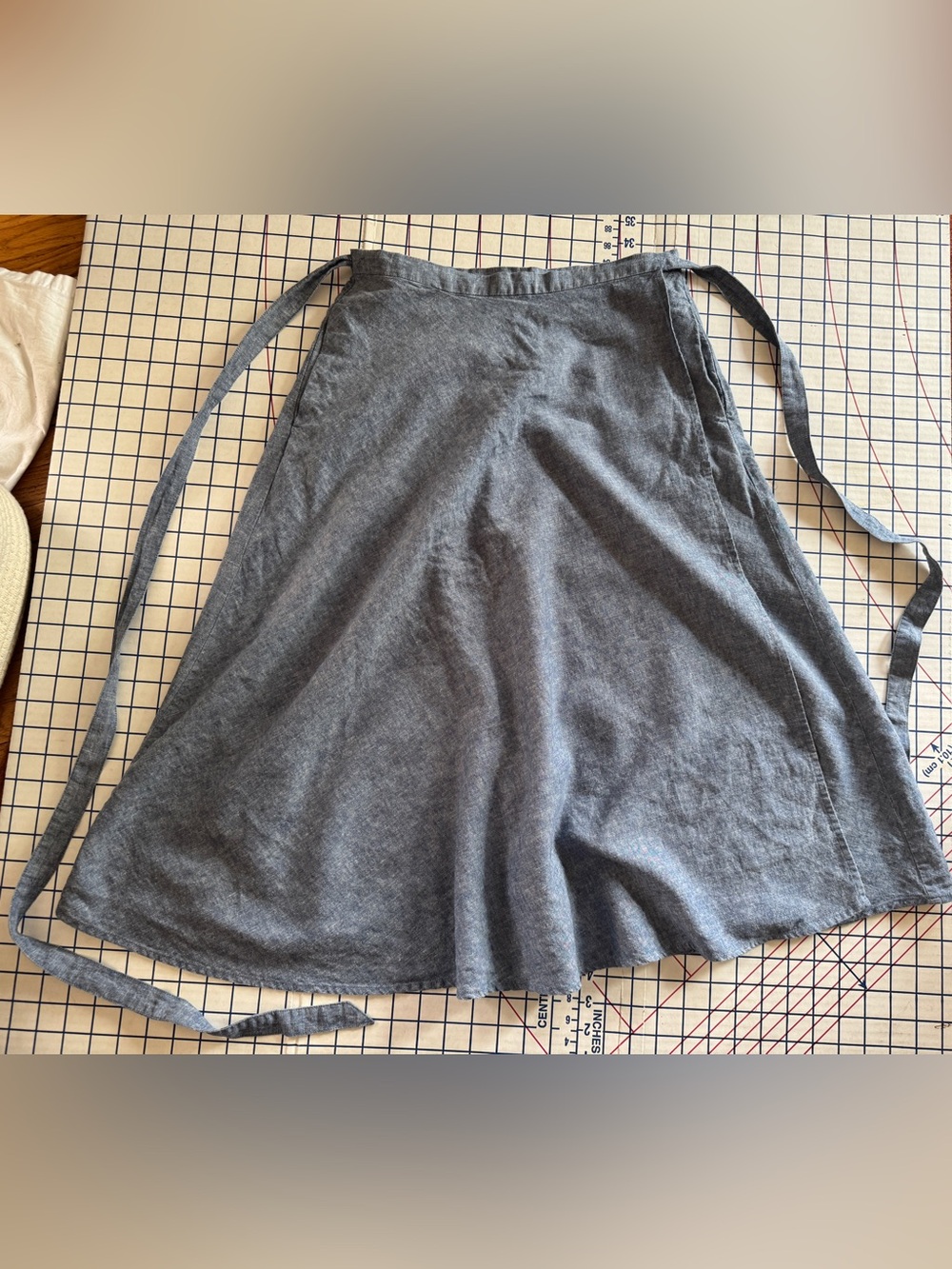 Carve Designs Women’s Cascade Skirt - Blue Chambray XS
